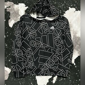 Adidas Full Logo Boys Youth Hoodie